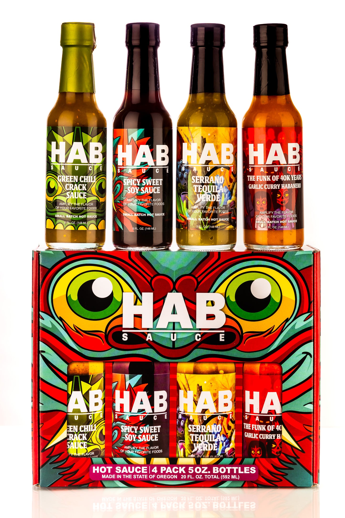 HAB Sauce Customizable 4 Pack Box