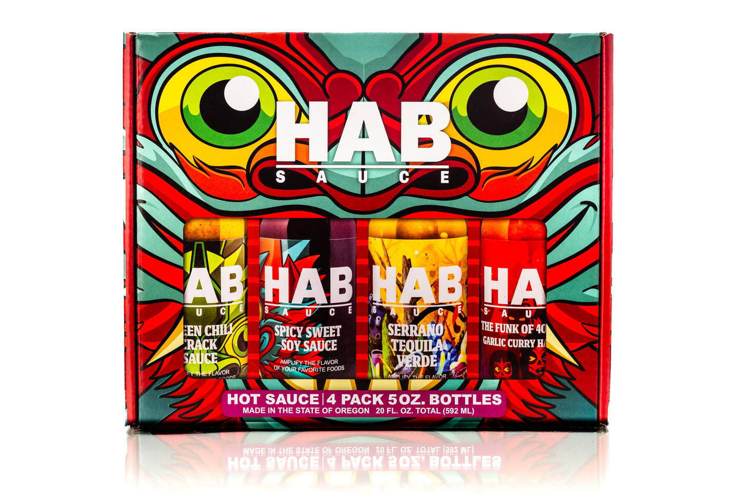 HAB Sauce Customizable 4 Pack Box