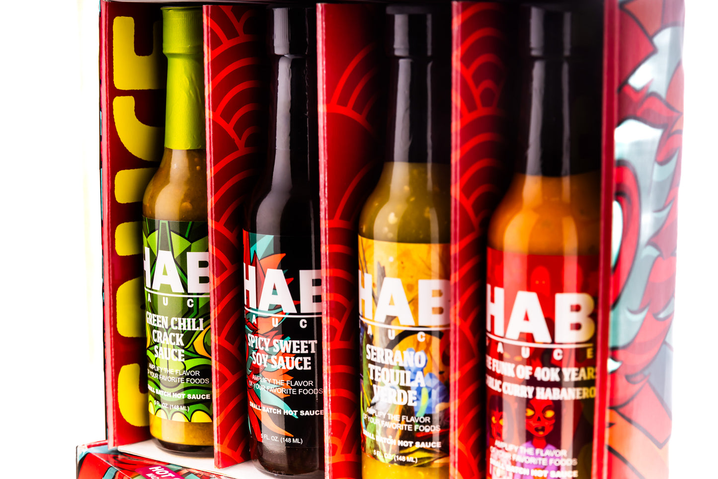 HAB Sauce Customizable 4 Pack Box
